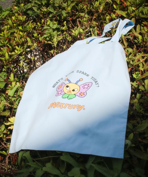 merruny. コットントートバッグ ライトブルー FREE キッズ メルニー 593140 and ST アンドエスティ(旧ドットエスティ) merruny. コットントートバッグ ライトブルー FREE キッズ メルニー 593140 and ST アンドエスティ(旧ドットエスティ)
