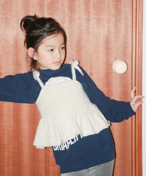 merruny. ペプラムニットキャミ ライトグレー FREE キッズ メルニー 626972 and ST アンドエスティ(旧ドットエスティ) merruny. ペプラムニットキャミ ライトグレー FREE キッズ メルニー 626972 and ST アンドエスティ(旧ドットエスティ)