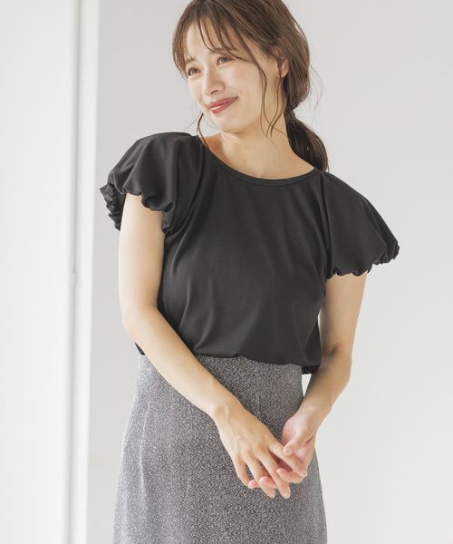 mysty woman バルーンノースリーブプルオーバー ブラック FREE ウィメンズインナー ミスティーウーマン 140922 and ST アンドエスティ(旧ドットエスティ) mysty woman バルーンノースリーブプルオーバー ブラック FREE ウィメンズインナー ミスティーウーマン 140922 and ST アンドエスティ(旧ドットエスティ)