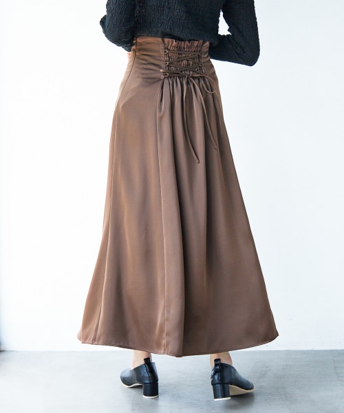 ミスティウーマン ロングスカート マキシスカートの通販 600点以上 Mysty Womanのレディースを買うならラクマ