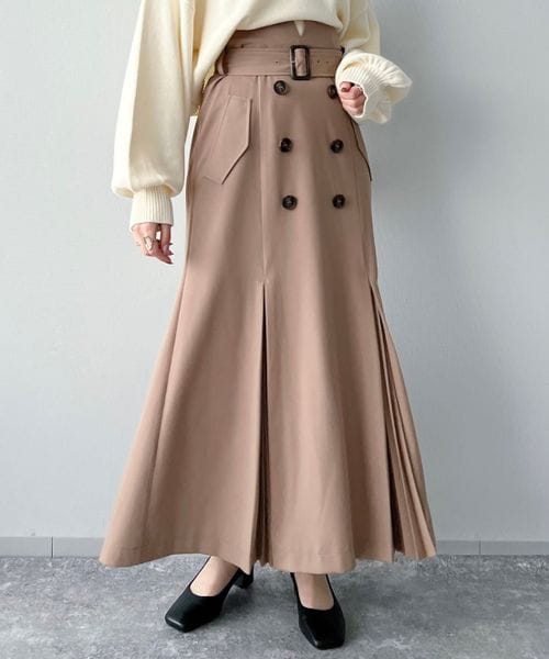 トレンチマーメイドスカート 公式 ミスティウーマン Mysty Woman 通販