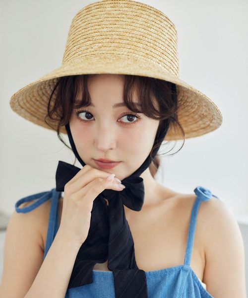 mysty woman 【麻亜里さん着用アイテム】リボン雑材ハット ベージュ FREE ウィメンズグッズ ミスティーウーマン 288551 and ST アンドエスティ(旧ドットエスティ) mysty woman 【麻亜里さん着用アイテム】リボン雑材ハット ベージュ FREE ウィメンズグッズ ミスティーウーマン 288551 and ST アンドエスティ(旧ドットエスティ)