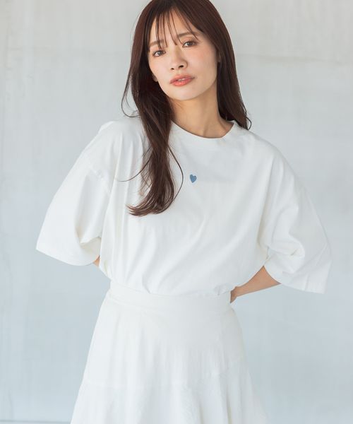 mysty woman 【花盛友里さんコラボ】コラボフォトショートTシャツ【麻亜里さん着用アイテム】 ホワイト FREE ウィメンズインナー ミスティーウーマン 493897 and ST アンドエスティ(旧ドットエスティ) mysty woman 【花盛友里さんコラボ】コラボフォトショートTシャツ【麻亜里さん着用アイテム】 ホワイト FREE ウィメンズインナー ミスティーウーマン 493897 and ST アンドエスティ(旧ドットエスティ)