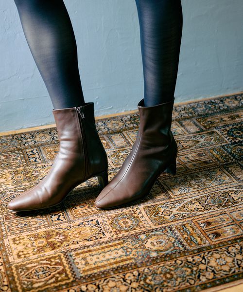 mysty woman ストレッチヒールブーツ ブラウン M ウィメンズグッズ ミスティーウーマン 595125 and ST アンドエスティ（旧ドットエスティ）