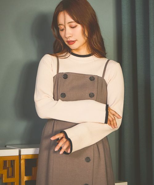 mysty woman 【追加予約/WEB限定】ハイゲージ配色ニット オフホワイト FREE ウィメンズインナー ミスティーウーマン 602806 and ST アンドエスティ(旧ドットエスティ) mysty woman 【追加予約/WEB限定】ハイゲージ配色ニット オフホワイト FREE ウィメンズインナー ミスティーウーマン 602806 and ST アンドエスティ(旧ドットエスティ)