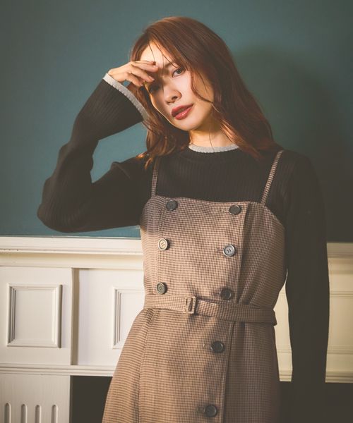 mysty woman 【追加予約/WEB限定】ハイゲージ配色ニット ブラック FREE ウィメンズインナー ミスティーウーマン 602806 and ST アンドエスティ(旧ドットエスティ) mysty woman 【追加予約/WEB限定】ハイゲージ配色ニット ブラック FREE ウィメンズインナー ミスティーウーマン 602806 and ST アンドエスティ(旧ドットエスティ)