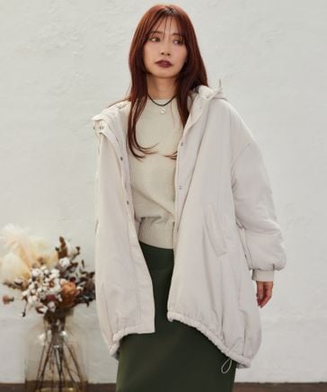 WEB限定】フード中綿ミドルブルゾン | [公式]ミスティウーマン（mysty