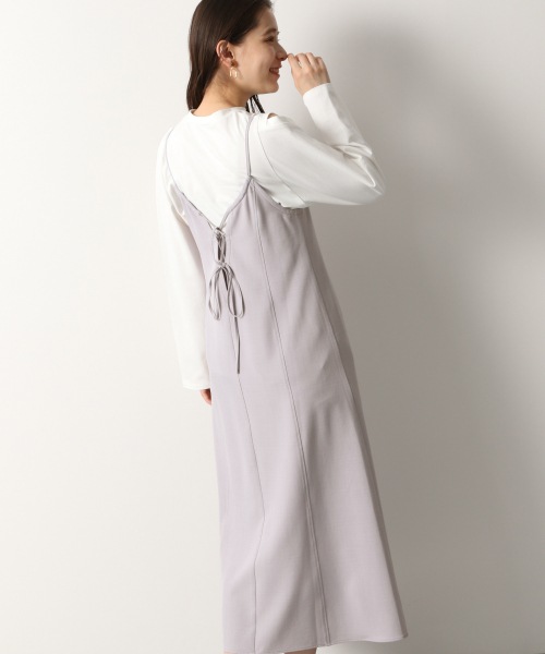 セットアップ展開 バックレースアップキャミワンピース 公式 ミスティウーマン Mysty Woman 通販