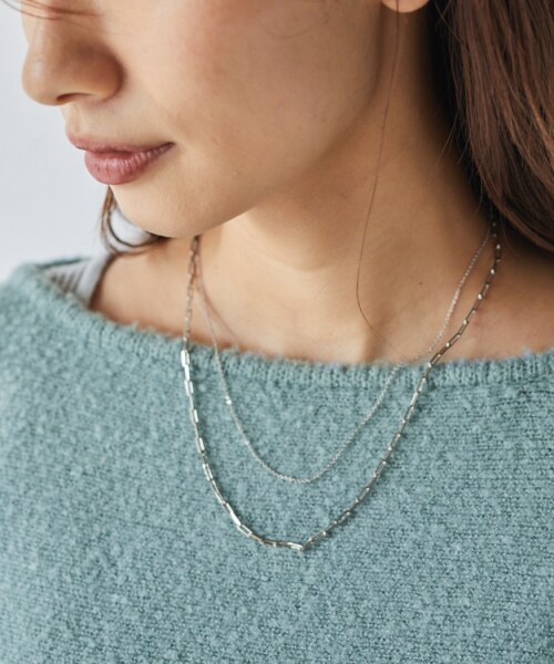 ダブルチェーンネックレス 公式 ミスティウーマン Mysty Woman 通販