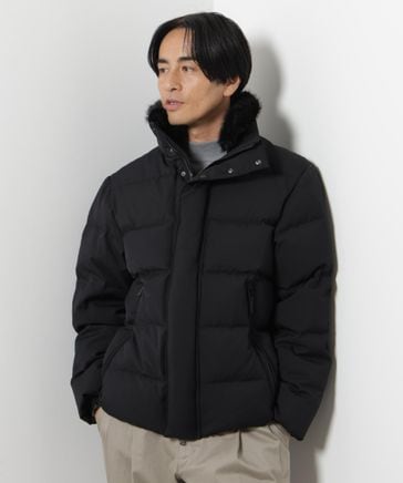 西川ダウン(R)」サージフェイクファーカラーショートダウン | [公式