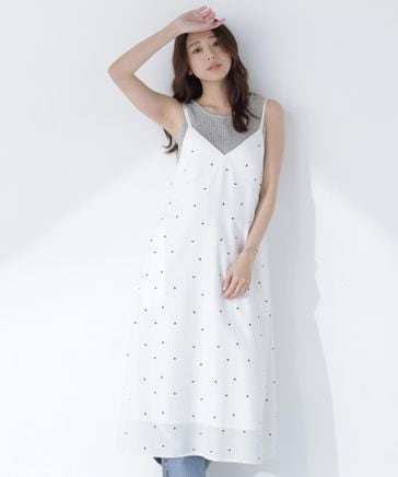 スクエアドットキャミワンピース | [公式]NATURAL BEAUTY BASIC