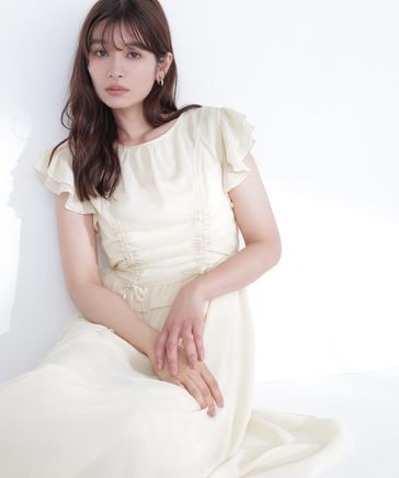 ドロストギャザー楊柳ワンピース | [公式]NATURAL BEAUTY BASIC