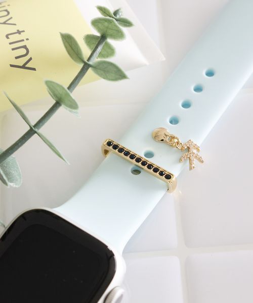 niko and .アップルウォッチ星座チャーム[tiny tiny(ティニーティニー)] ブラック ｔｉｎｙ ｔｉｎｙ ニコアンド 104115 and ST アンドエスティ（旧ドットエスティ）