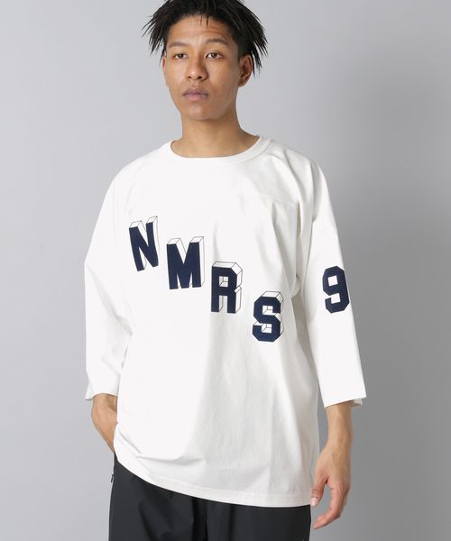 niko and .【NUMERALS】7分袖フットボールTシャツ ライトグレー M NUMERALS ニコアンド 104230 and ST アンドエスティ(旧ドットエスティ) niko and .【NUMERALS】7分袖フットボールTシャツ ライトグレー M NUMERALS ニコアンド 104230 and ST アンドエスティ(旧ドットエスティ)