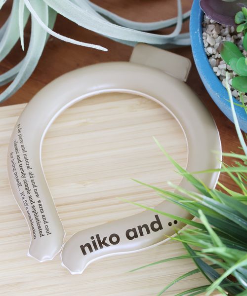 niko and .オリジナル ニコロゴリングネッククーラーS 家電・照明 ブラウン ニコアンド 104744 and ST アンドエスティ(旧ドットエスティ) niko and .オリジナル ニコロゴリングネッククーラーS 家電・照明 ブラウン ニコアンド 104744 and ST アンドエスティ(旧ドットエスティ)