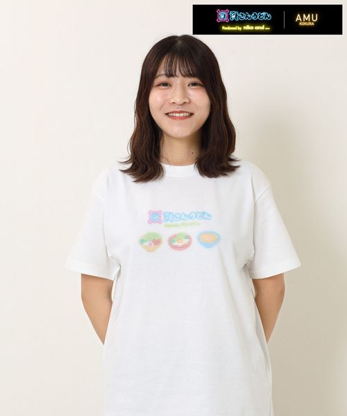 【資さんうどん】コラボ プリントＴシャツ | [公式]ニコアンド（niko 