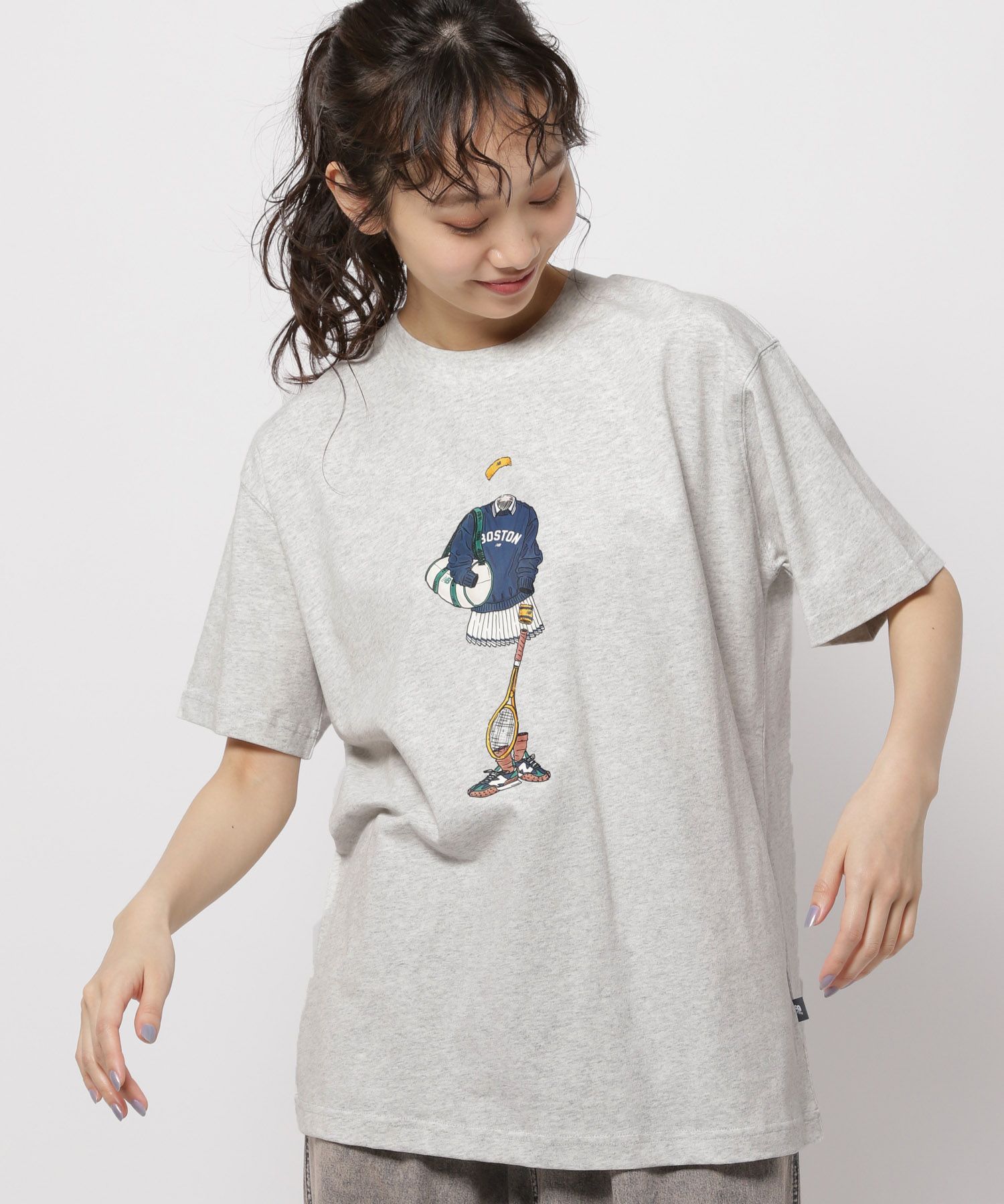 【New Balance】リラックス ショートスリーブTシャツ M