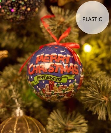 2026Xmas】キャンディボールオーナメント/直径8cm[ノベルティ対象