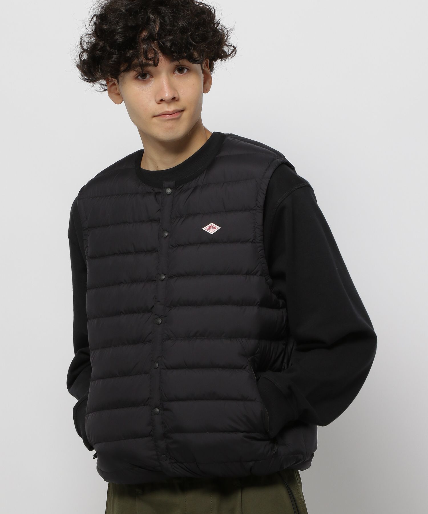 DANTON ダントン　インナーダウン ベスト　34 S ネイビー DANTON DOWN VEST ダントン ダウンベスト 34 ネイビー DANTON ダウン