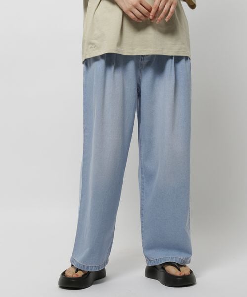 [niko and JEANS 2024SS] 2TUCK EASY WIDE PANTS M