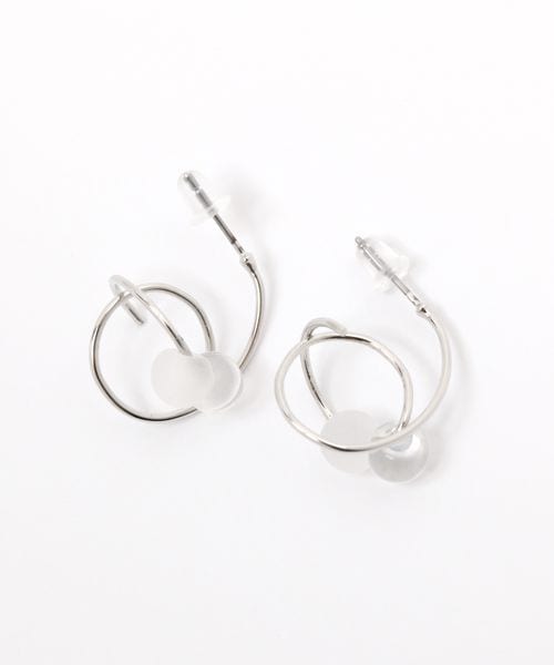 niko and .メタルラインコンビピアス グレー ウィメンズグッズ ニコアンド 114894 and ST アンドエスティ(旧ドットエスティ) niko and .メタルラインコンビピアス グレー ウィメンズグッズ ニコアンド 114894 and ST アンドエスティ(旧ドットエスティ)