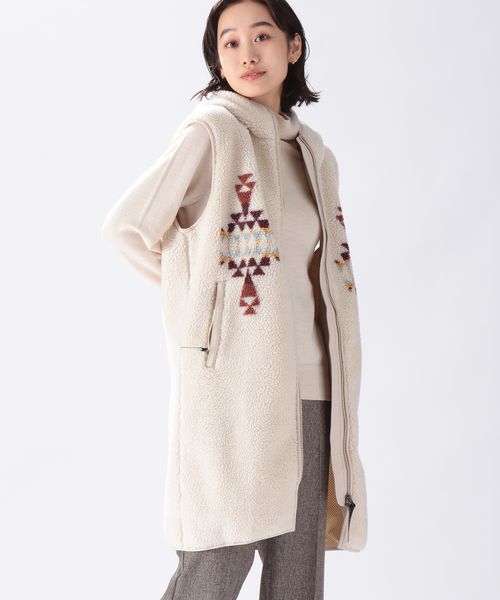 【PENDLETON(ペンドルトン)】別注フリースフードベスト M