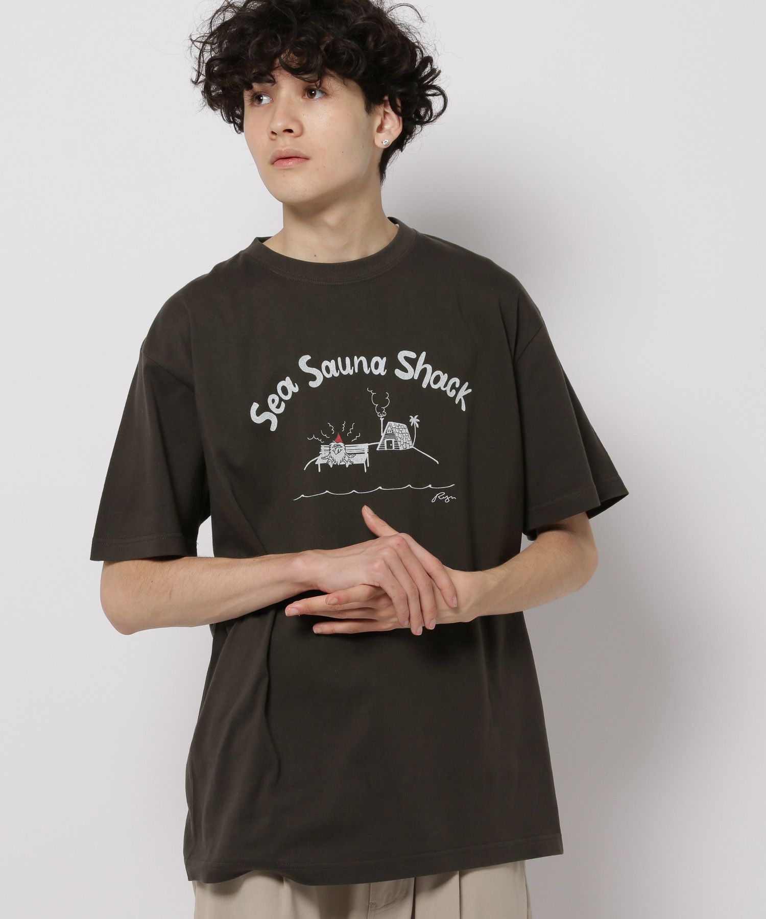 Sea Sauna Shack (シーサウナシャック)】ロゴビッグシルエットTシャツ | [公式]ニコアンド（niko and ...）通販