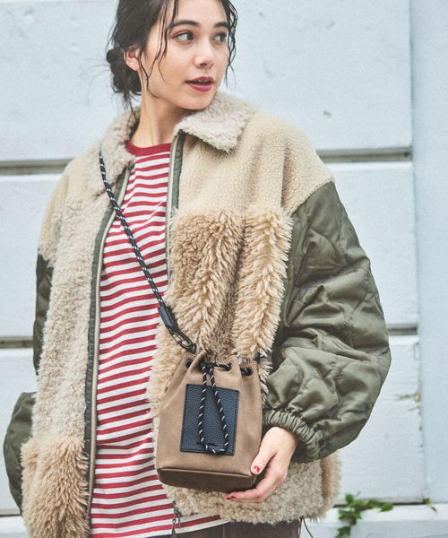 niko and .パラコード巾着ミニショルダー ブラウン FREE メンズグッズ ニコアンド 130126 and ST アンドエスティ(旧ドットエスティ) niko and .パラコード巾着ミニショルダー ブラウン FREE メンズグッズ ニコアンド 130126 and ST アンドエスティ(旧ドットエスティ)