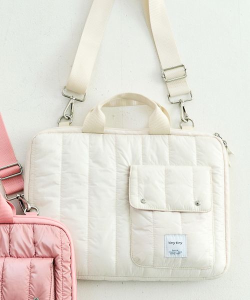 niko and .アウトポケットPCケース[tiny tiny(ティニーティニー)] ベージュ ｔｉｎｙ ｔｉｎｙ ニコアンド 137529 and ST アンドエスティ（旧ドットエスティ）