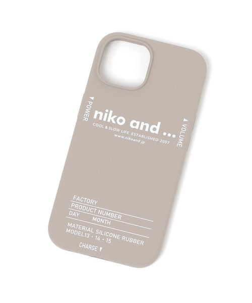 niko and .オリジナルニコロゴ MagSafe対応iPhoneケース(iPhone13/14/15兼用型) ガジェット グレー ニコアンド 138308 and ST アンドエスティ(旧ドットエスティ) niko and .オリジナルニコロゴ MagSafe対応iPhoneケース(iPhone13/14/15兼用型) ガジェット グレー ニコアンド 138308 and ST アンドエスティ(旧ドットエスティ)