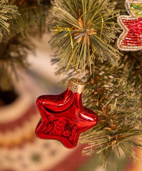 niko and .【Xmas】プチスターオーナメント 季節（クリスマス） レッド ニコアンド 138834 and ST アンドエスティ（旧ドットエスティ）