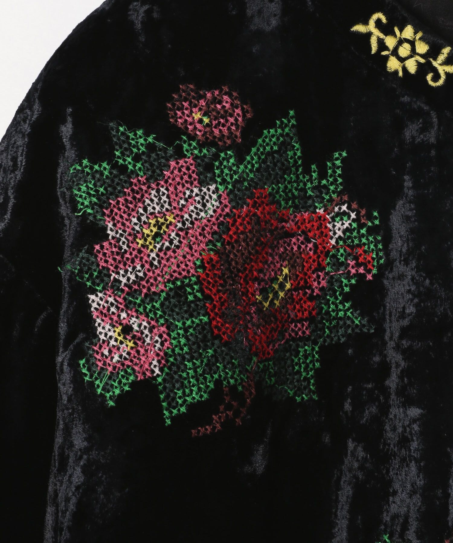 INDIA IS BEAUTIFUL]ベルベット刺繍ブルゾン | [公式]ニコアンド（niko 