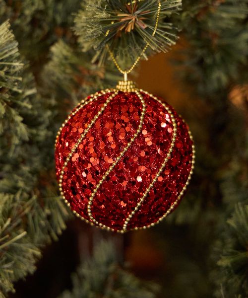 niko and .【Xmas】ナナメチェーンオーナメント 季節（クリスマス） レッド ニコアンド 140970 and ST アンドエスティ（旧ドットエスティ）