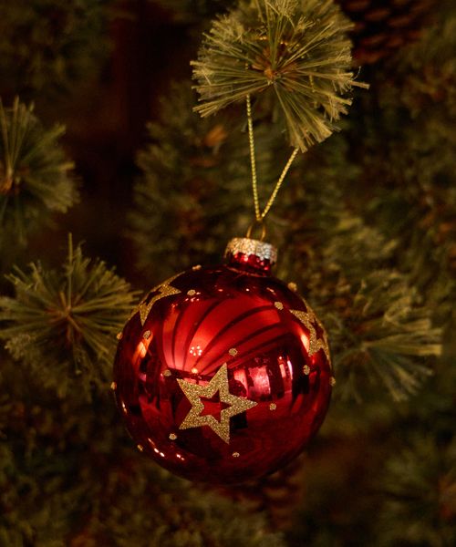 niko and .【Xmas】レッドモチーフオーナメント 季節（クリスマス） ホワイト ニコアンド 144028 and ST アンドエスティ（旧ドットエスティ）