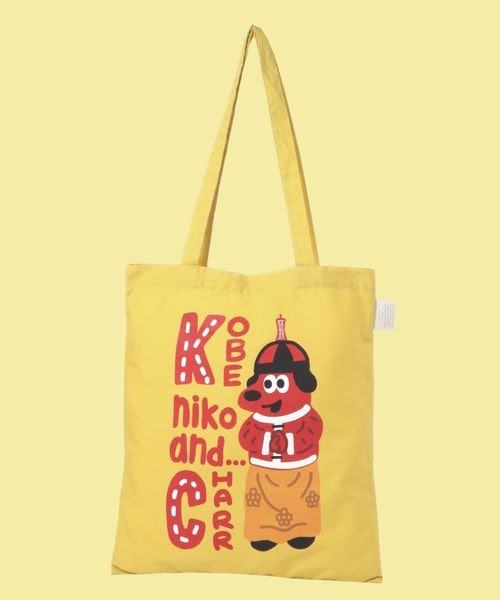 niko and .オリジナル ご当地トートバッグ バッグ イエロー ニコアンド 144632 and ST アンドエスティ(旧ドットエスティ) niko and .オリジナル ご当地トートバッグ バッグ イエロー ニコアンド 144632 and ST アンドエスティ(旧ドットエスティ)