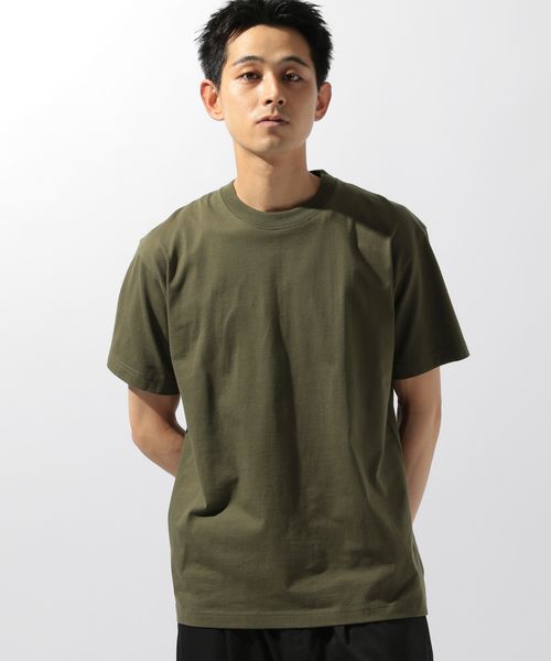 niko and .【Hanes(ヘインズ)】別注BEEFY-T Tシャツ グリーン M メンズインナー ニコアンド 147746 and ST アンドエスティ(旧ドットエスティ) niko and .【Hanes(ヘインズ)】別注BEEFY-T Tシャツ グリーン M メンズインナー ニコアンド 147746 and ST アンドエスティ(旧ドットエスティ)