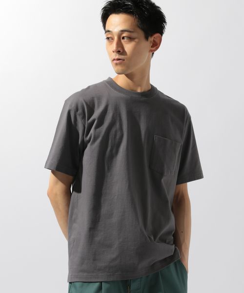 niko and .【Hanes(ヘインズ)】別注BEEFY-TポケットTシャツ チャコールグレー M メンズインナー ニコアンド 147754 and ST アンドエスティ(旧ドットエスティ) niko and .【Hanes(ヘインズ)】別注BEEFY-TポケットTシャツ チャコールグレー M メンズインナー ニコアンド 147754 and ST アンドエスティ(旧ドットエスティ)