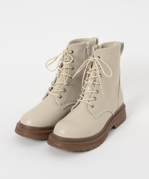 niko and .オリジナルレースアップブーツ ベージュ S ウィメンズグッズ ニコアンド 148534 and ST アンドエスティ(旧ドットエスティ) niko and .オリジナルレースアップブーツ ベージュ S ウィメンズグッズ ニコアンド 148534 and ST アンドエスティ(旧ドットエスティ)