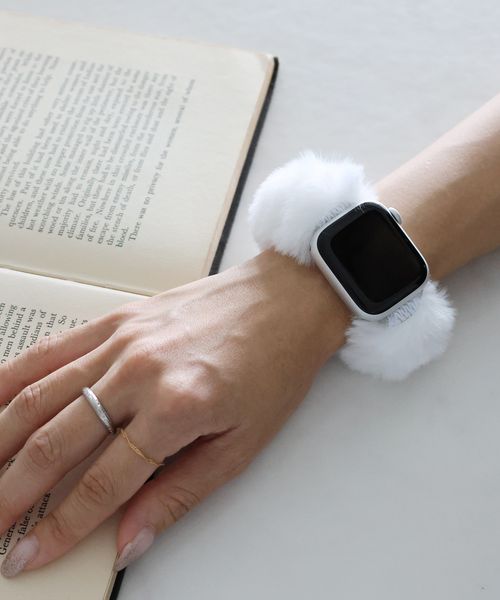 niko and .アップルウォッチファーバンド[tiny tiny(ティニーティニー)] ライトグレー ｔｉｎｙ ｔｉｎｙ ニコアンド 149241 and ST アンドエスティ（旧ドットエスティ）