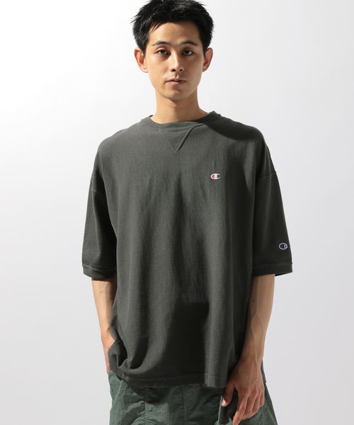 niko and .【Champion(チャンピオン)】別注オーバーダイリバースウィーブTシャツ チャコールグレー L メンズインナー ニコアンド 149455 and ST アンドエスティ(旧ドットエスティ) niko and .【Champion(チャンピオン)】別注オーバーダイリバースウィーブTシャツ チャコールグレー L メンズインナー ニコアンド 149455 and ST アンドエスティ(旧ドットエスティ)