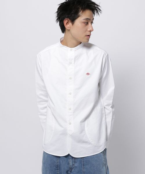 niko and .【DANTON(ダントン)】OXFORD BAND COLLAR SHIRT PLAIN ライトグレー L メンズインナー ニコアンド 149538 and ST アンドエスティ(旧ドットエスティ) niko and .【DANTON(ダントン)】OXFORD BAND COLLAR SHIRT PLAIN ライトグレー L メンズインナー ニコアンド 149538 and ST アンドエスティ(旧ドットエスティ)