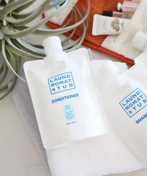 niko and .[LAUNDROMAT & TUB]コンディショナー/180mL LAUNDROMAT＆TUB ライトブルー ニコアンド 152547 and ST アンドエスティ（旧ドットエスティ）