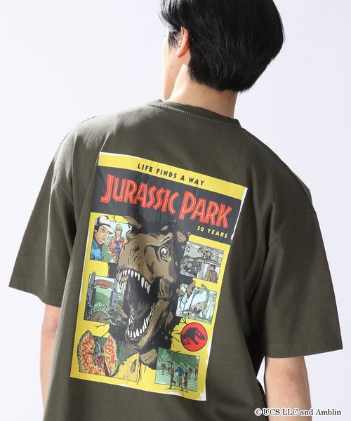【ジュラシック・パーク】コラボアソートプリントTシャツ S