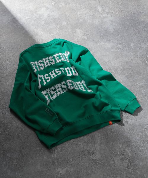 [Fishs Eddy(フィッシュエディ)]裏起毛スウェットプルオーバー【UNISEX】 M