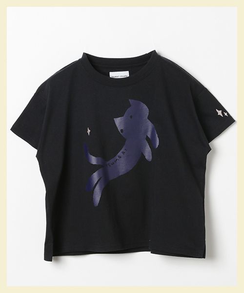 【tsumori chisato(ツモリチサト)】KIDSネコプリントTシャツ