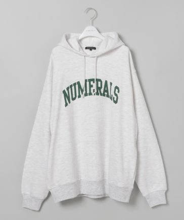 【UNISEX】[NUMERALS]プリントフーディスウェット【先行予約】