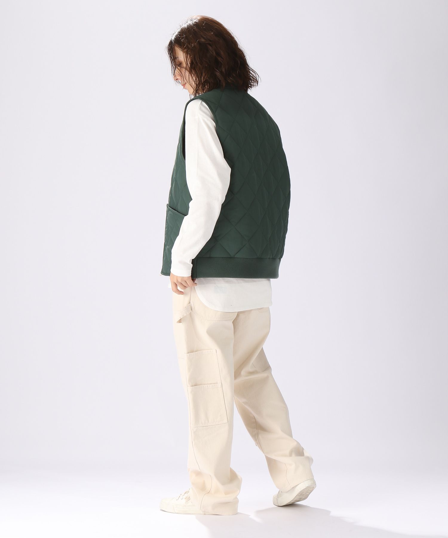 niko and... × Dickies  別注キルトリブ付きベスト