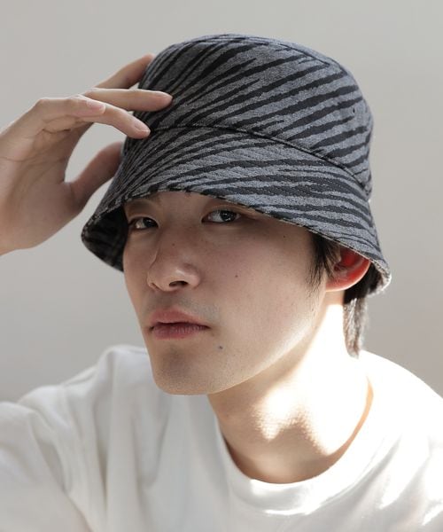 AJD CAP(エージェイディー キャップ)】別注スウェットバケットハット