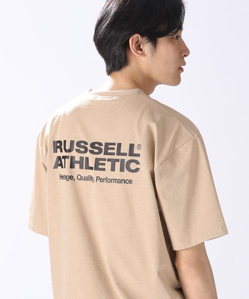 Russell Athletic】別注ストレッチジャージーポケットTシャツ | [公式