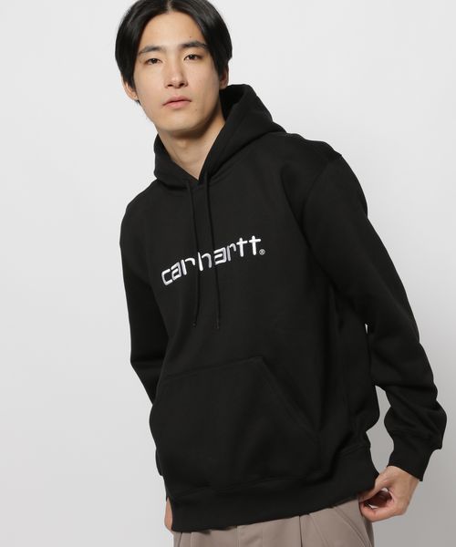 送料込 Carhartt WIP Hoodie 黒 サイズ4SLEEVELENGTH935 - パーカー